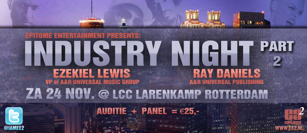 Industry Night: Ezekiel Lewis & Ray Daniels audities, panel en jamsessie.