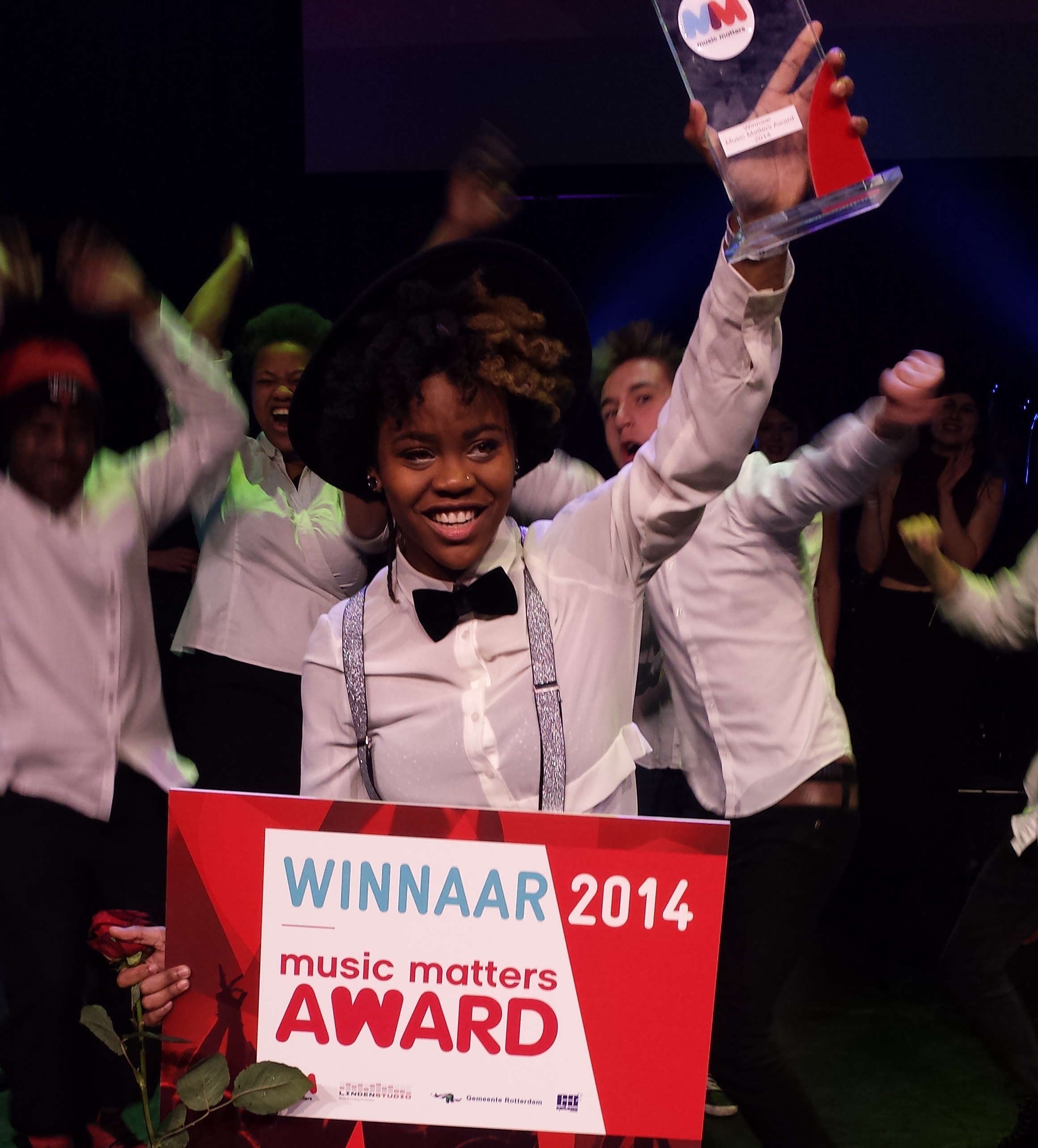 Music Matters Award 2014 levert na spannende show winnares Lady Shaynah af als nieuwe muziekambassadeur van Rotterdam